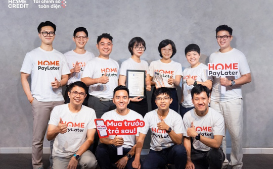 Sản phẩm mua trước trả sau Home PayLater đoạt giải thưởng quốc tế